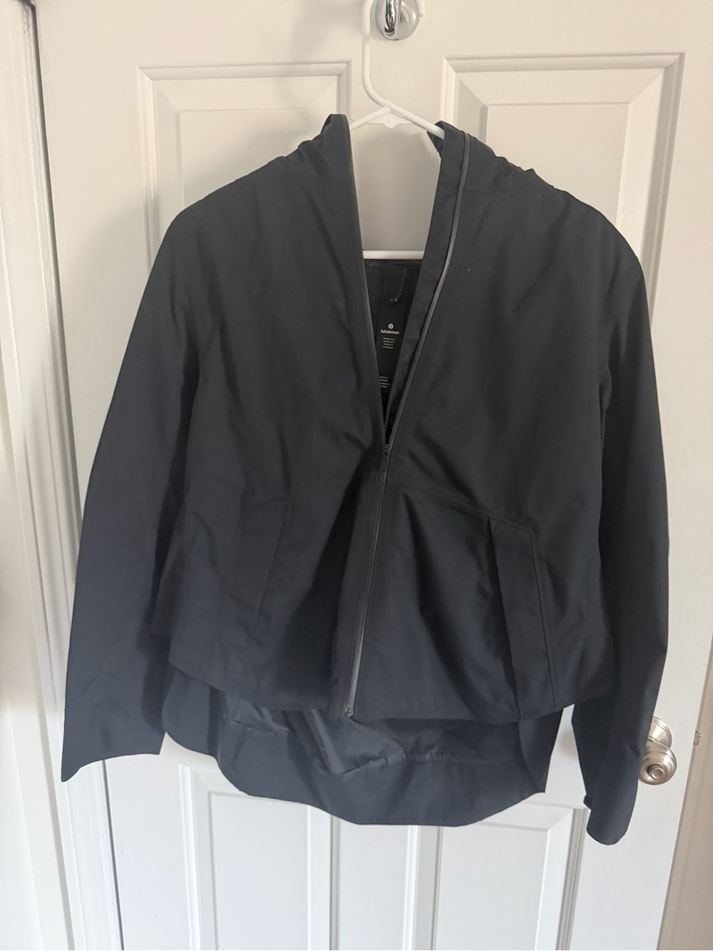 Lululemon Black Hooded Zip Jacket